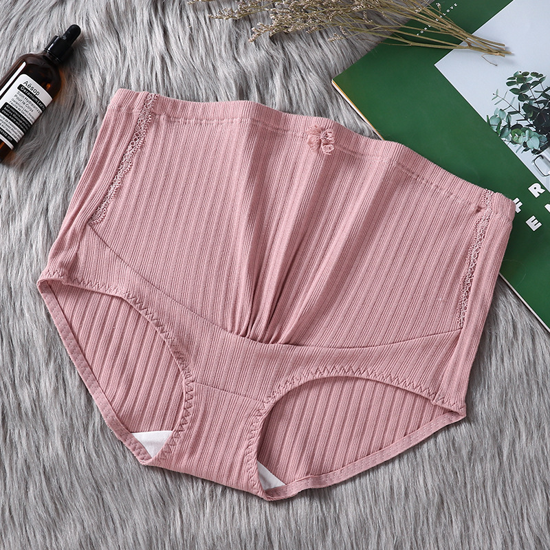 Mutandine di pizzo premaman a vita alta donne incinte pancia mutande slip gravidanza intimo donna abiti traspiranti rosa grigio