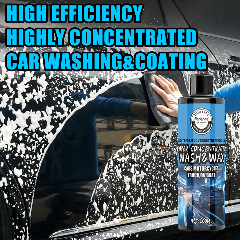 Mousse liquide de nettoyage de voiture, 100ml, grande capacité, haute Concentration, Super mousse, liquide de lavage de voiture, fournitures de lavage automobile