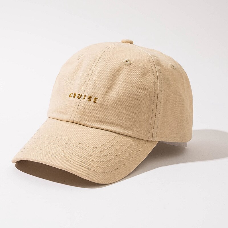 LINJW Summer Cotton Baseball Cap for Women Men Casual Dad Hat Outdoor Sports Caps Snapback Hip Hop Spring Baseball Hat: beige