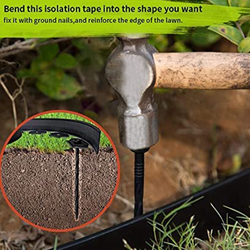 Landscape Edging Border Garden Edging Kit Garden Grass And Stone Isolation Belt For Yard Lawn Flower Gardens Border