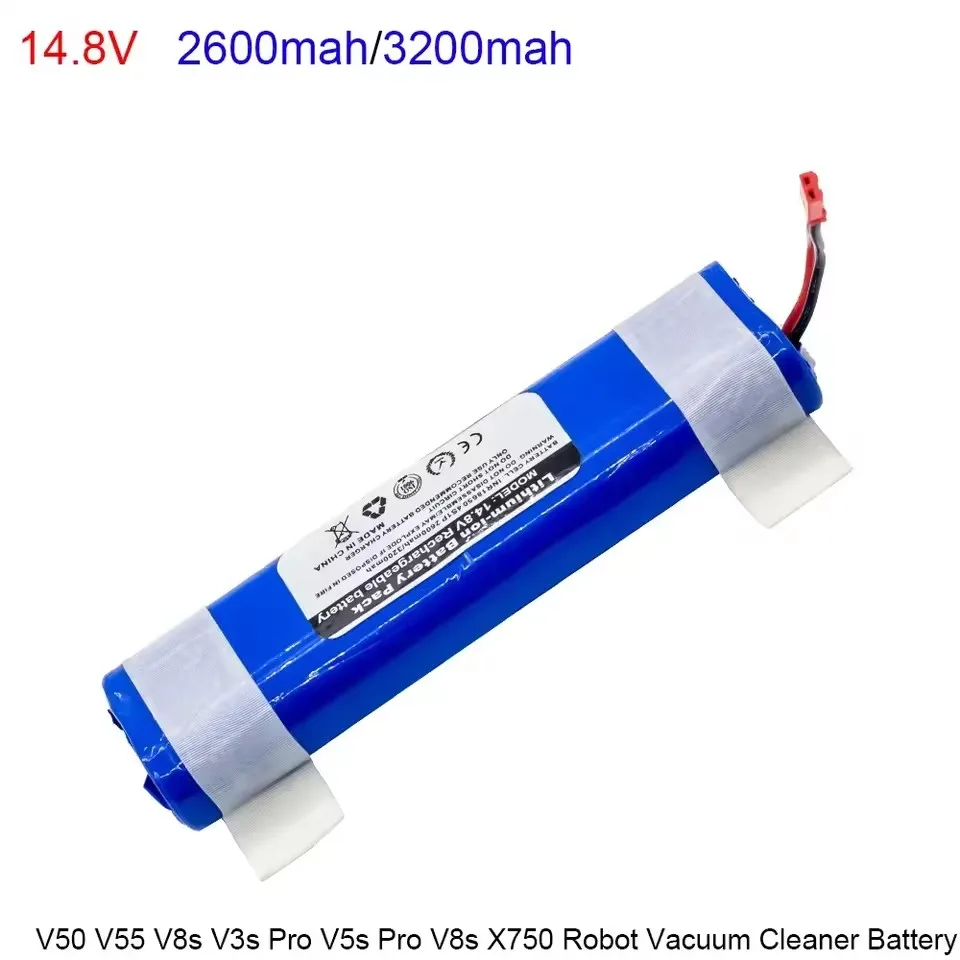Original Li-lion Battery for ILIFE V3s Pro V5s Pro V8s V8 Plus V80 V80 Max V80 Pro V3s Max 18650 6800mAh 14.4V PX-B010