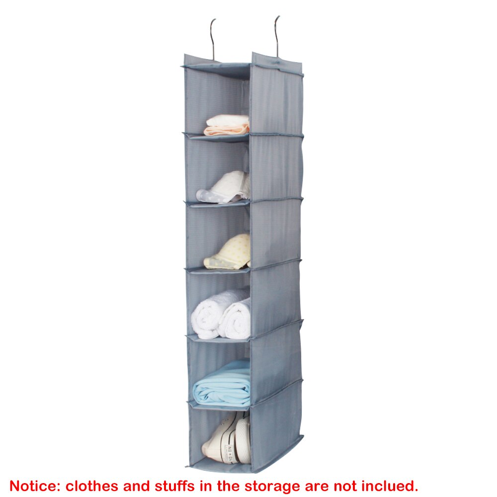 3/4/5/6 Layers Hanging Closet Organizer Home Organizer Holder Hanging Organizer Hook Drawer Rack Closet Wardrobe Storage Bags