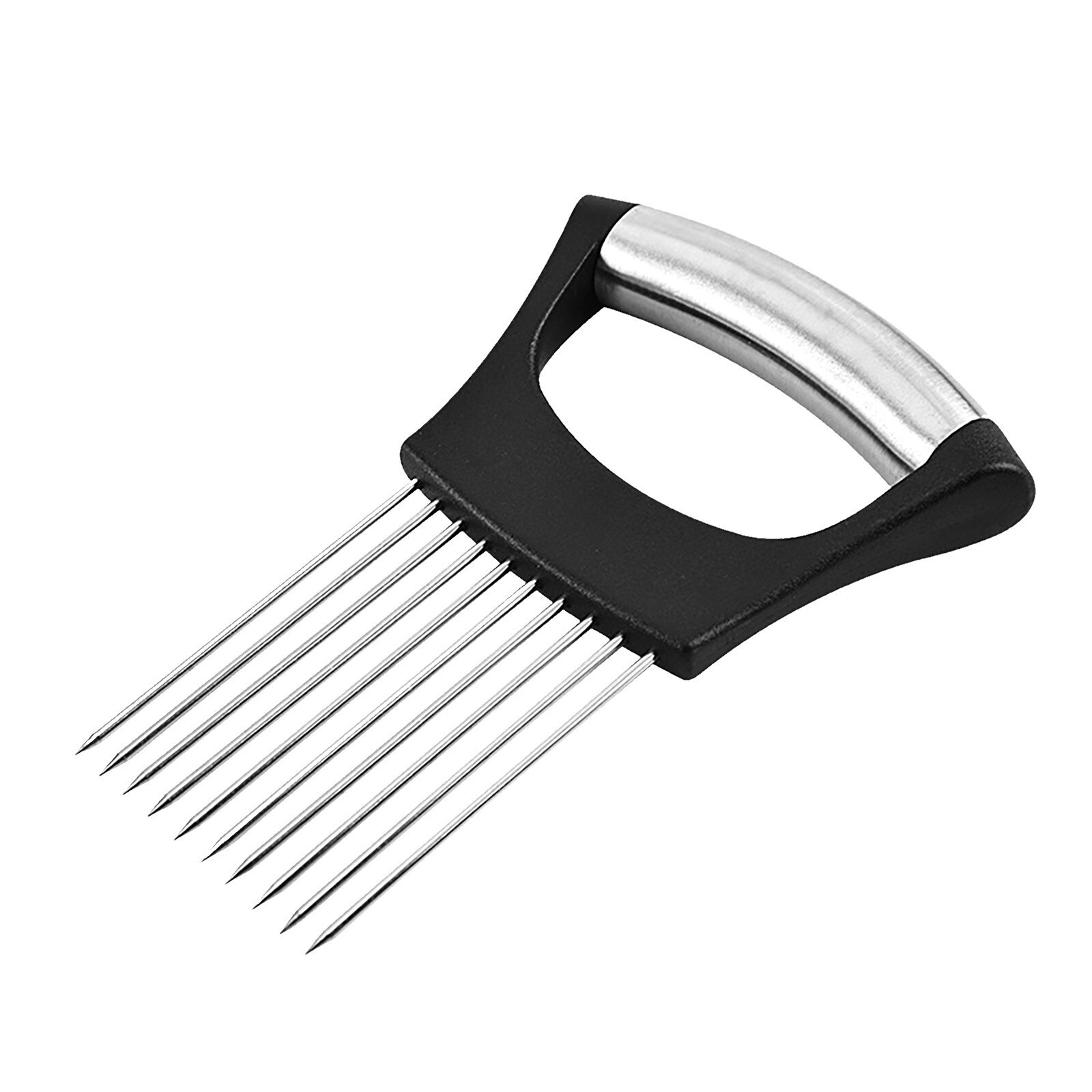 Nourriture Tranche Assistant Porte-Oignon 304 Trancheuse En Acier inoxydable Ustensile De Cuisine Gadgets Pour Couper Les Tomates Oignons Carottes Betteraves