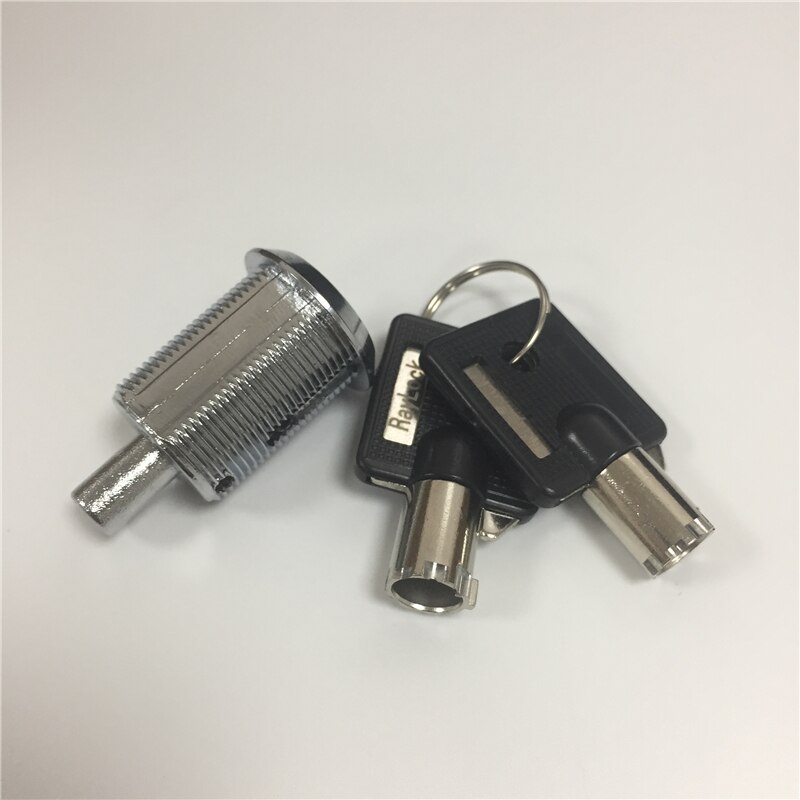 M19 lock housing zinc alloy cylinder cabinet door security push lock with tubular key