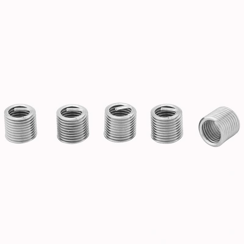 helicoil thread repair kit stainless steel insert for hardware repair tools 100 Pcs 304 Stainless Steel Wire Screw Sleeve
