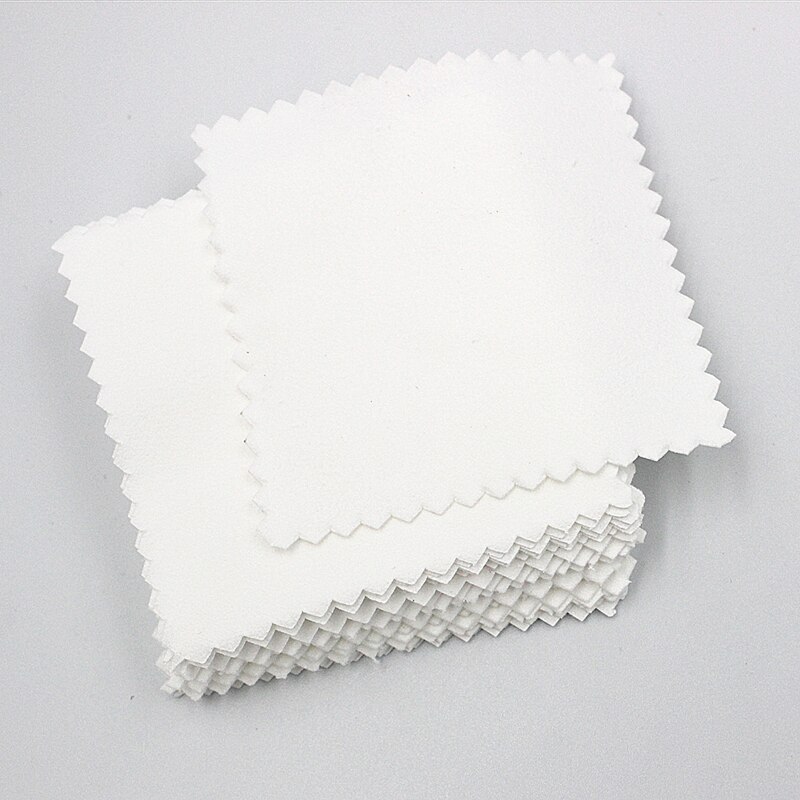 10 stuks 50 stuks 100 stuks 8 x 8cm schoon 925 zilveren sieraden reinigingsdoek poetsdoek voor sieraden anti-aanslag polijstgereedschap voor sieraden