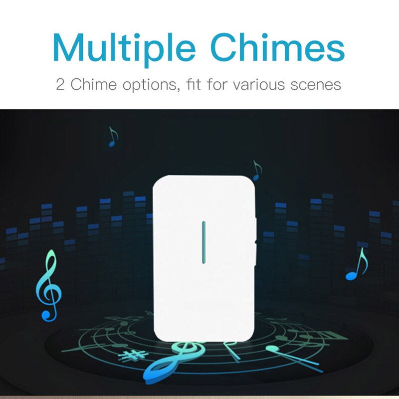 EWelink WiFi Türklingel APP kabellos Kontrolle Clever Tür Glocke Clever Heimat Sicherheit einstellen Mehrere Glockenspiel UNS Standard Clever Tür Glocke