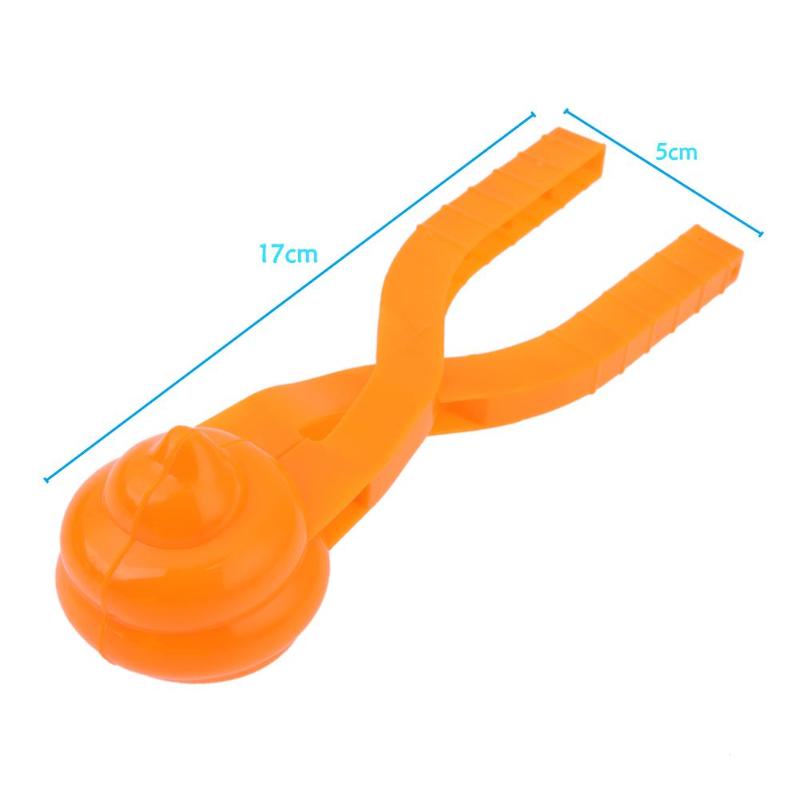 Snow Ball Clamp Poop Winter Snowball Clip Sand Mold Maker Snow Scoop Clamp Beach Outdoor Fun Sports Tool Random Color