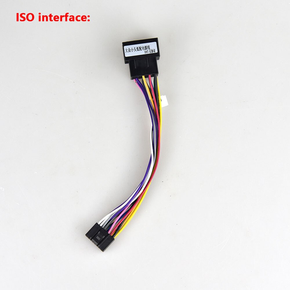 Accesorios para radio de coche Android Podofo, adaptador de arnés de cableado, conector, cable Universal para Focus Kia Nissian Toyota: ISO interface