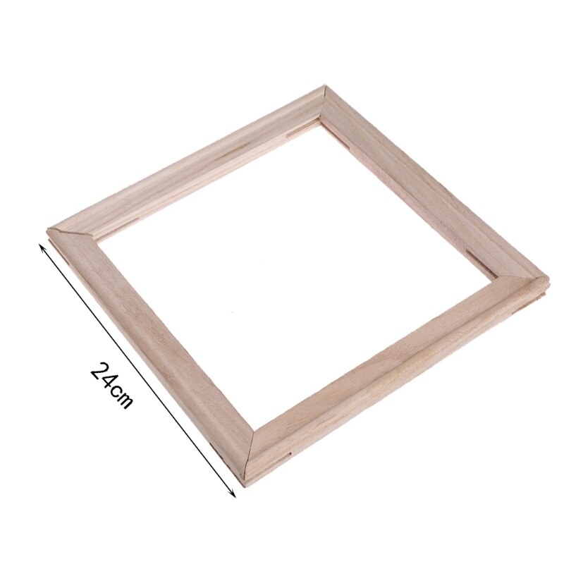 4Pcs/Set Wood Stretcher Strip Bar Frame For Canvas Painting Art Gallery Wrapped Painting Frame: 24cm