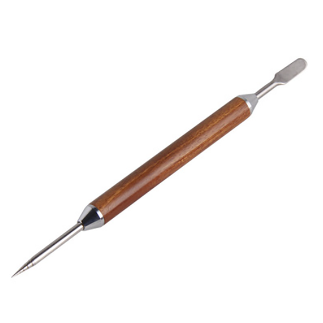 Aiguille à dessin créative en bois de poirier sculpté, domestique, beauté et sécurité: Wooden handle