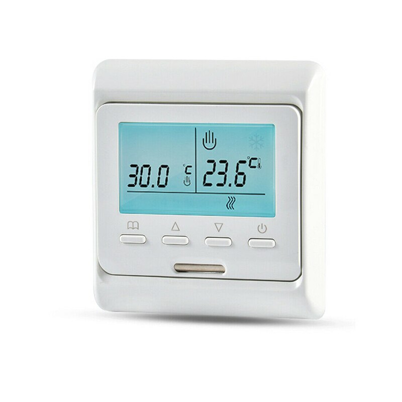 1Set Digital Underfloor Heating Thermostat Temperature Controllers Programmable Electric Floor Heating Thermostat