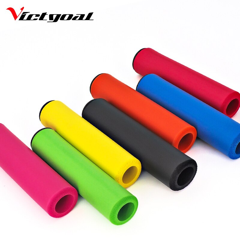 Luva de silicone para guidão de bicicleta, acessório para ciclismo à prova de choque, manoplas macias de bicicleta mtb com 18mm