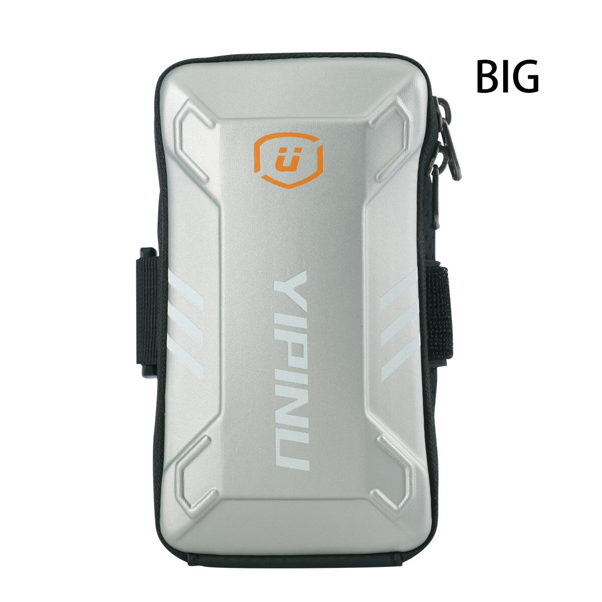 Waterdichte Sport Armband Phone Case Voor Iphone Pro Max Voor Samsung Voor Huawei 6.5 &quot;Universele Sport Phone Case Running arm Band: sliver big