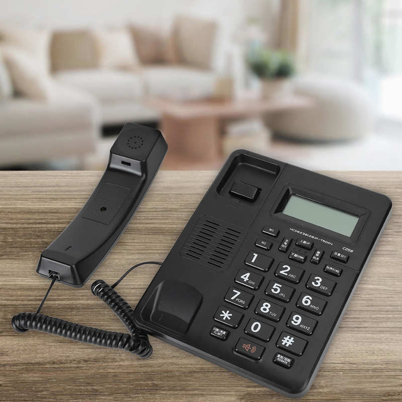 C258 Fixed Telephone Office Domestic Business Landline Standalone One-Key Dialing Office Telephone