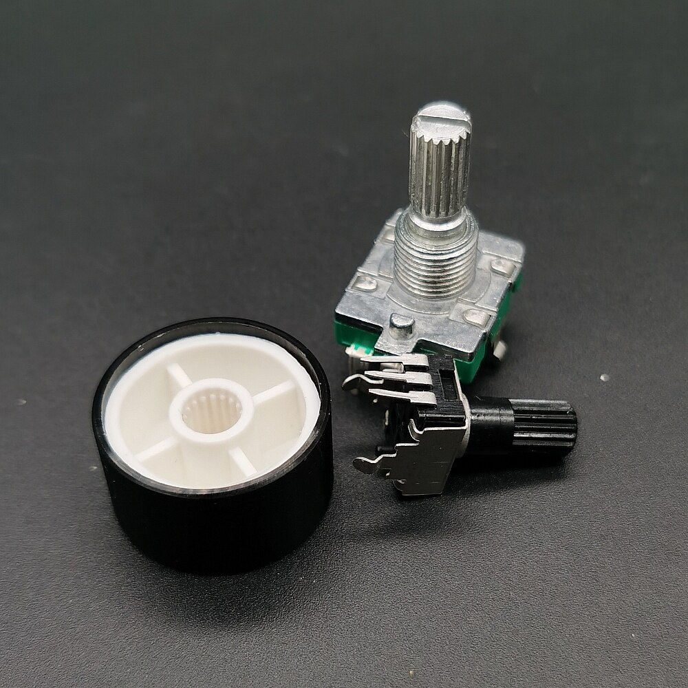Potentiometer Knob Cap Encoder Volume Control Knob Audio Knob for Rotary Taper Potentiometer Hole 6mm Knob