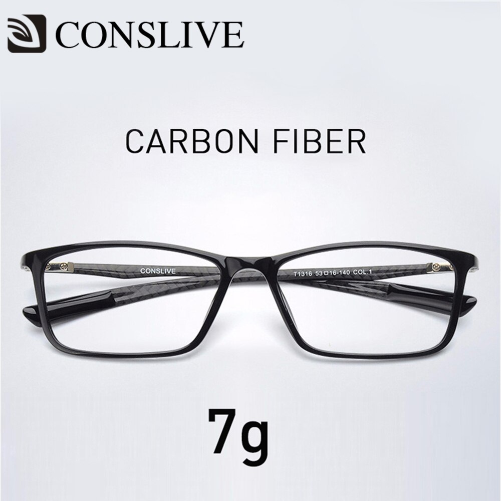 7G Carbon Fiber Brillen Frame Voor Mannen Bijziendheid Verziendheid Leesbril Licht Optische Glazen T1316