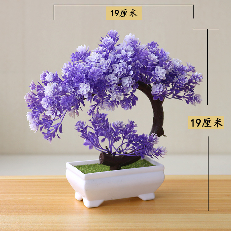 1pc Künstliche Pflanzen Bonsai Kleine Baum Simulation Pflanzen Gefälschte Blumen Tisch Topf Ornamente Hause Dekoration Hotel Garten Decor: Dark Khaki