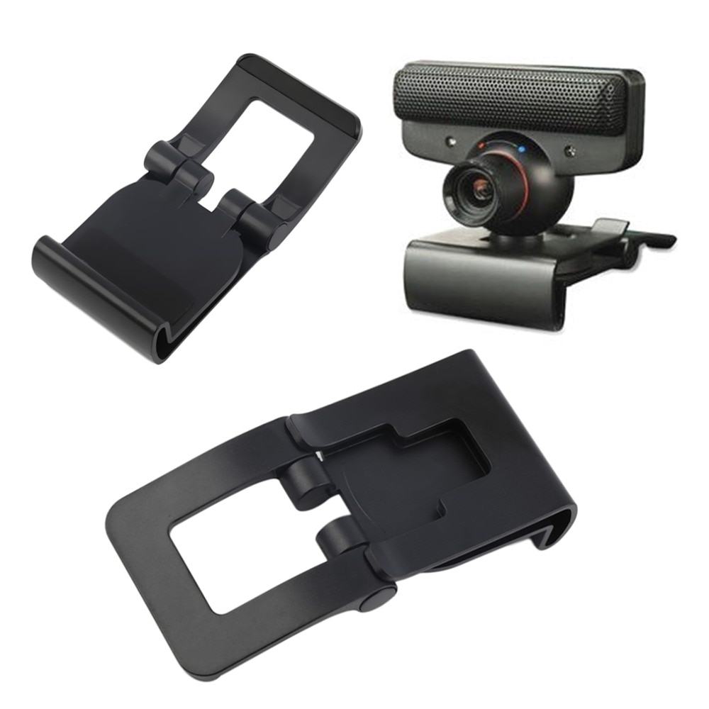Zwarte Tv Clip Beugel Verstelbare Mount Houder Stand Voor Sony Playstation 3 PS3 Move Controller Eye Camera