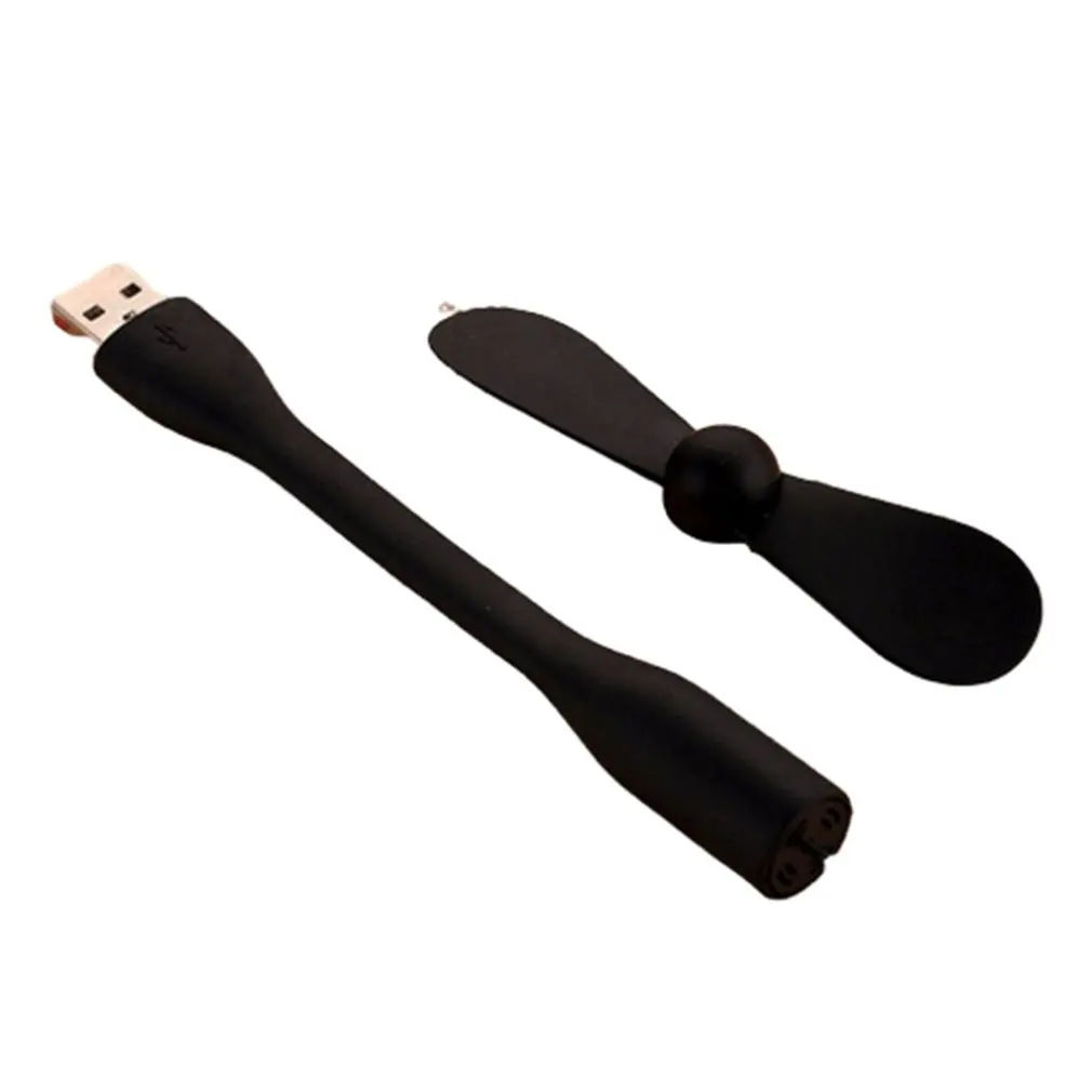 Usb-fläkt flexibel bärbar minifläkt för powerbank och bärbar dator och sommarprylar garagefläkt handfläkt nackkylning