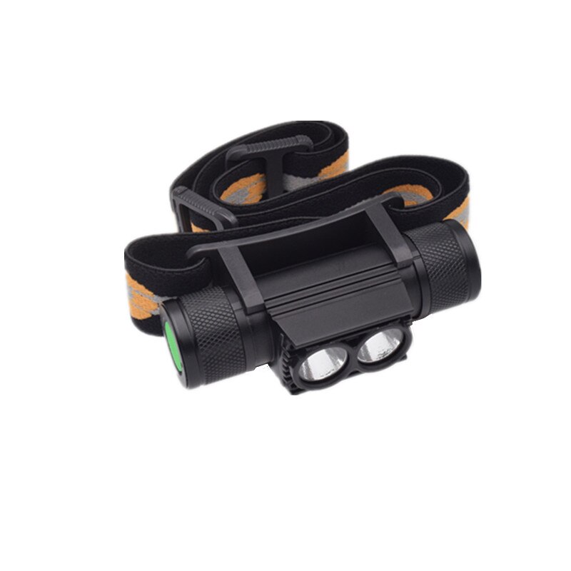 XANES D25 1650LM 2 x XPL LED 6 Modes Stepless Dimming USB Interface IPX6 Waterproof Headlamp Emergency Lamp Torch Spotlights