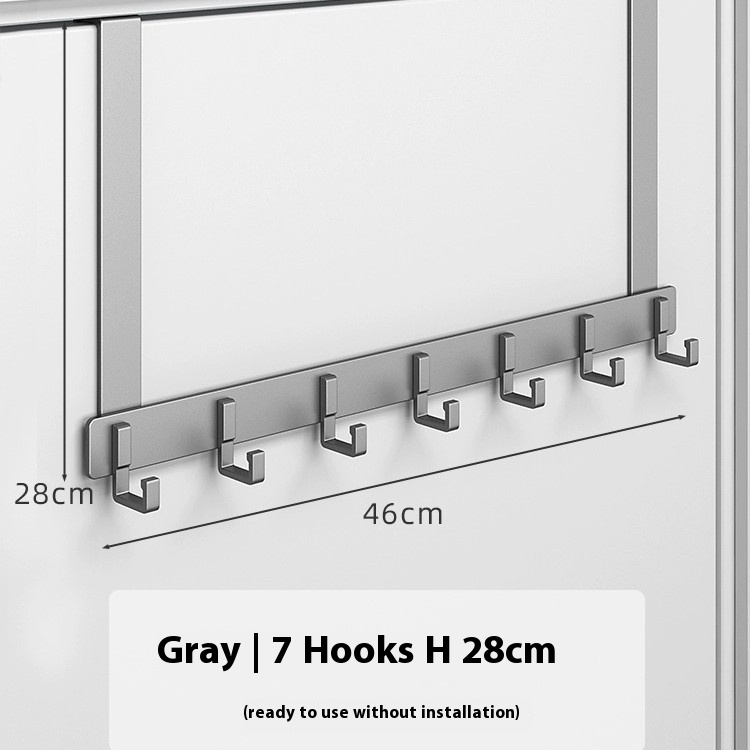 Över dörrkrokar, robust dörrhängare, kraftig att installera för badrum, sovrum, kök, hängande handdukar, rockar.: Gul