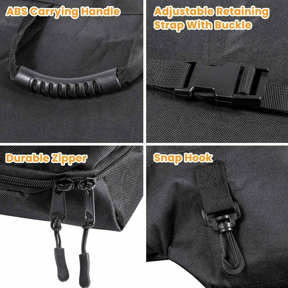 1PCS Freedom Panel Hard Storage Bag Carrying Case with Grab Handle For Jeep For Wrangler JK JL 2007