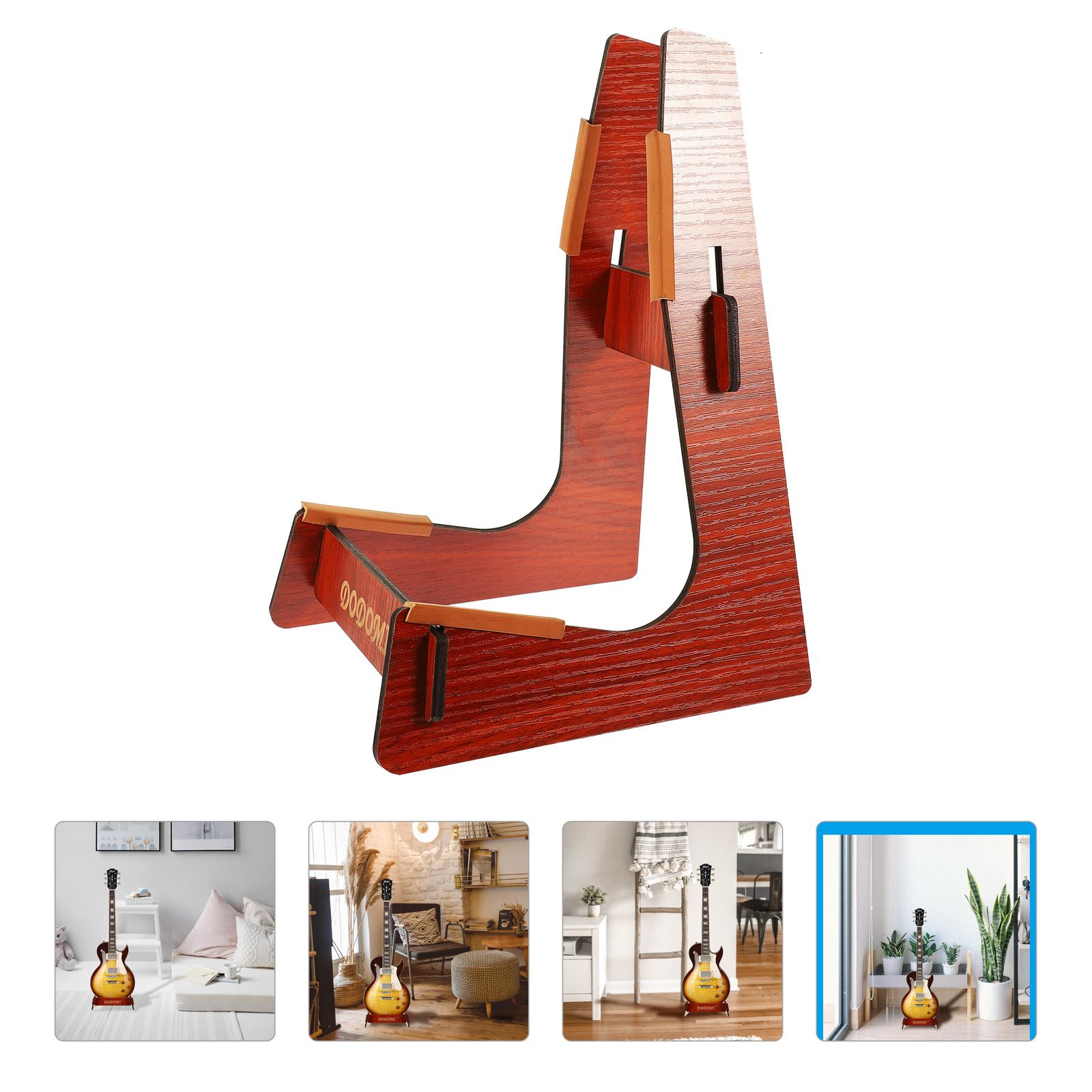 Bærbar, foldbar ukulele-stativ, guitarstøtte, mandolin-stativ, elektrisk basholder, displayhylde, musikinstrumenter: Default Title