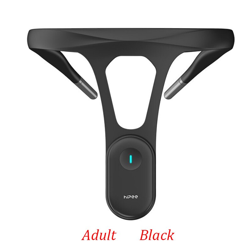 Xiaomi Hipee-Dispositivo inteligente de corrección de postura para adultos, Corrector de entrenamiento de postura de espalda, científico, en tiempo real: Black Adult