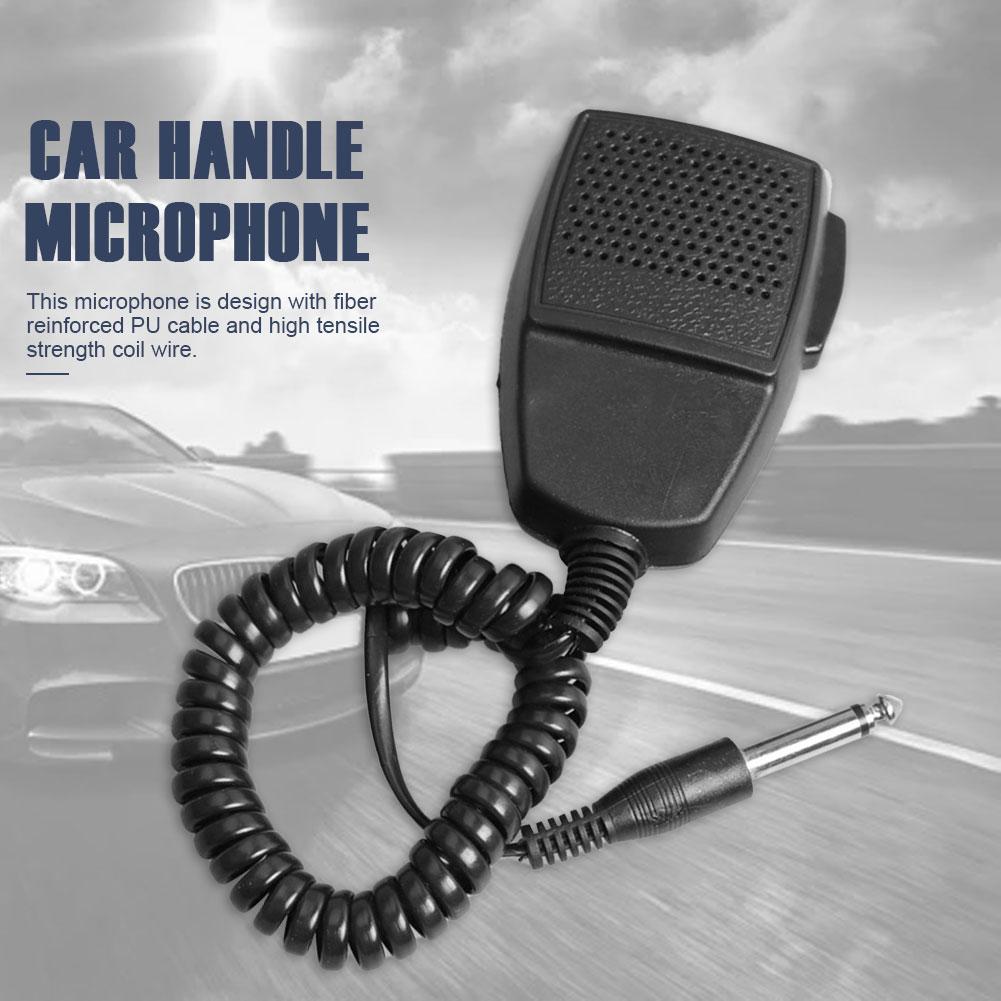 Micrófono con mango para coche de 6,5 MM para Taxi, accesorios para coche con micrófono resistente