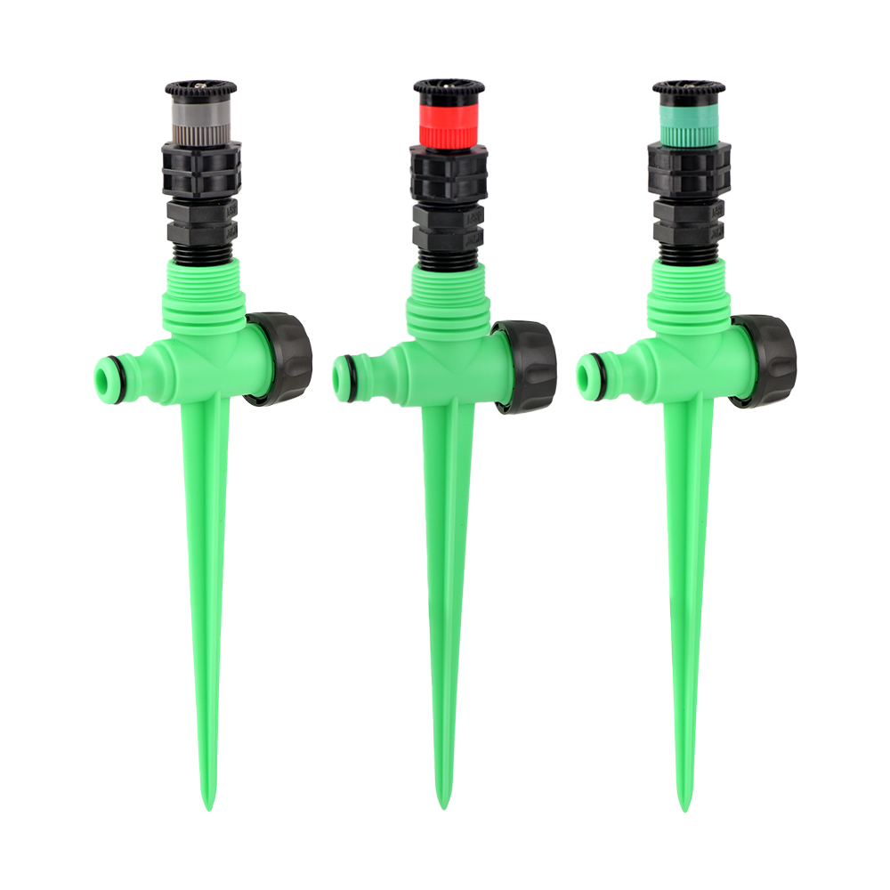 Tuinsproeier 0-360 ° Rotatie Irrigatie Bewateringssysteem Automatische Landbouw Gazon Boerderij Kas Plant Met Plastic Houder