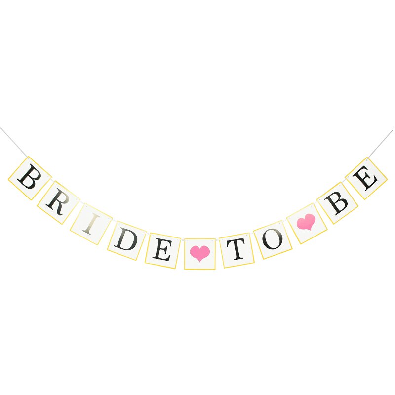 1pc mr&mrs bride to be banner vägghängande papper girlander bruddusch ungkarls förlovning bröllopsfest dekoration tillbehör