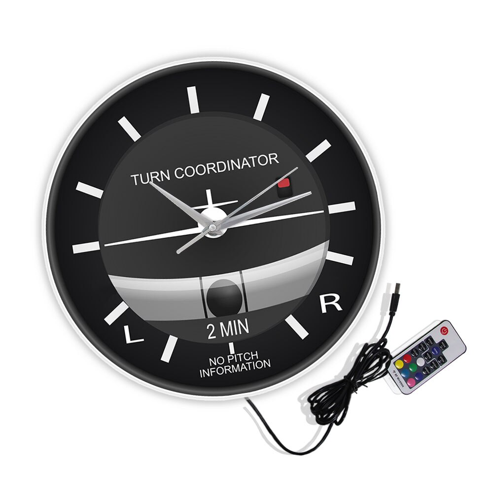 Luftfahrt klassisch Stille Nicht Tickt Wanduhr Flugzeug Cockpit Stil Gesicht Wanduhr Flugzeug Instrument Zeitmesser Piloten