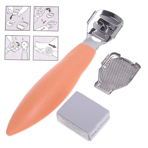 Skin Shaver Corn Cuticle Cutter Remover Rasp Pedicure File Foot Callus 10 Blades Practical Foot Rasp