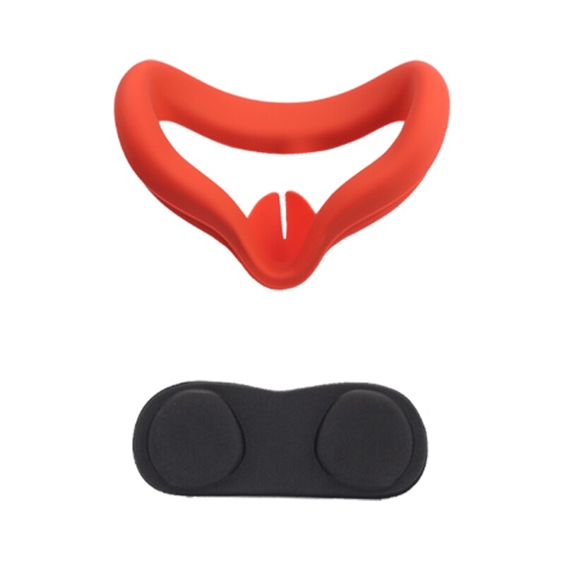 Morbido cuscinetto per maschera per gli occhi in silicone per Oculus ricerca 2 VR occhiali unisex blocco della luce viso copertura per gli occhi pad antisudore per dom2