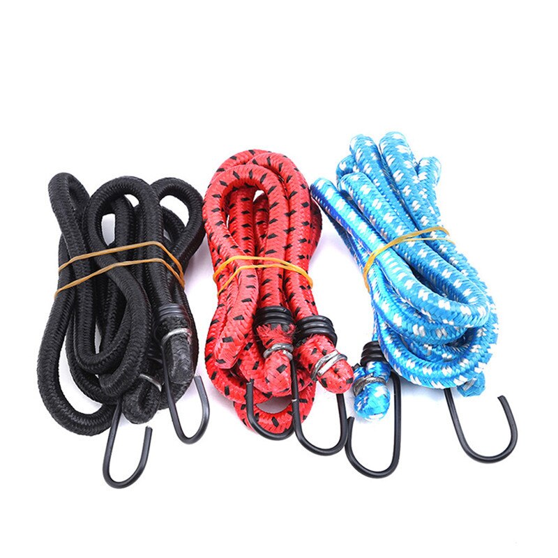Elastico Attrezzature bungee Cavo Ganci Moto Corda cravatta Bicicletta Deposito tetto cremagliera Cinghia di Banda Fissa Gancio Elastici di Gomma Corda Bagagli