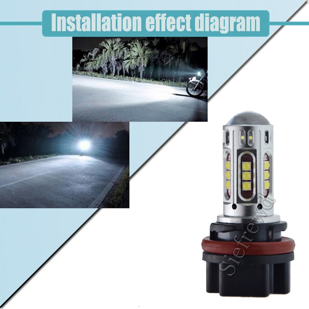 1Pcs HS5 Led Motor Koplamp Motorfiets Lamp Hi/Lo Beam Voor Honda Lead 110 NHX110 - koplamp 6000K 12V 24V