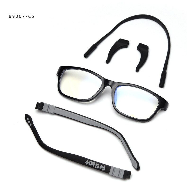 Anti-blue light Kids Silica Gel Glasses Frame Children Optical Spectacle Frame Glasses for Sight Eyeglass Lunettes De Vue: 4