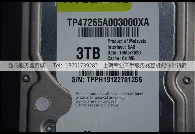 Seagate – disque dur SAS de 3.5 pouces, 3 to, pour entreprises