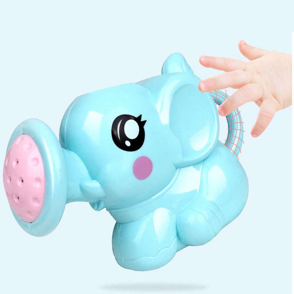 Leuke Kawaii Babybadje Speelgoed Douche Dieren Olifant Kid 'S Water Bad Badkamer Spelen Speelgoed Grappige Kinderen Developmental Toy: Blue 