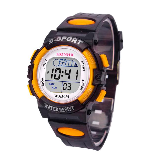Waterproof Children Casual LED Sports Digital Watch Kids Alarm Date Wristwatch Clock Boys Reloj Hombre Relogio Masculino