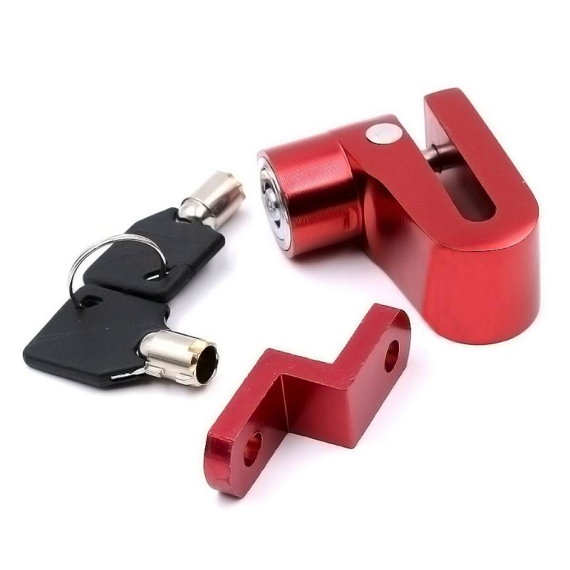 Motorfiets Lock Beveiliging Anti Diefstal Fiets Motor Electromobile Schijfremslot Diefstal Bescherming Voor Scooter Veiligheid: 02