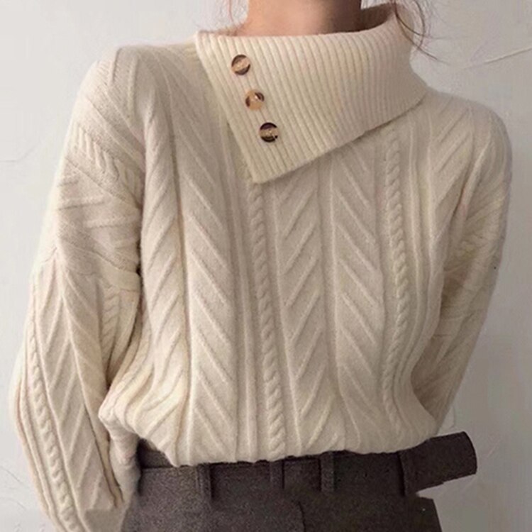 Jueshanzj Heren Pullover – Slim Fit Coltrui Van Warm, Zacht Materiaal