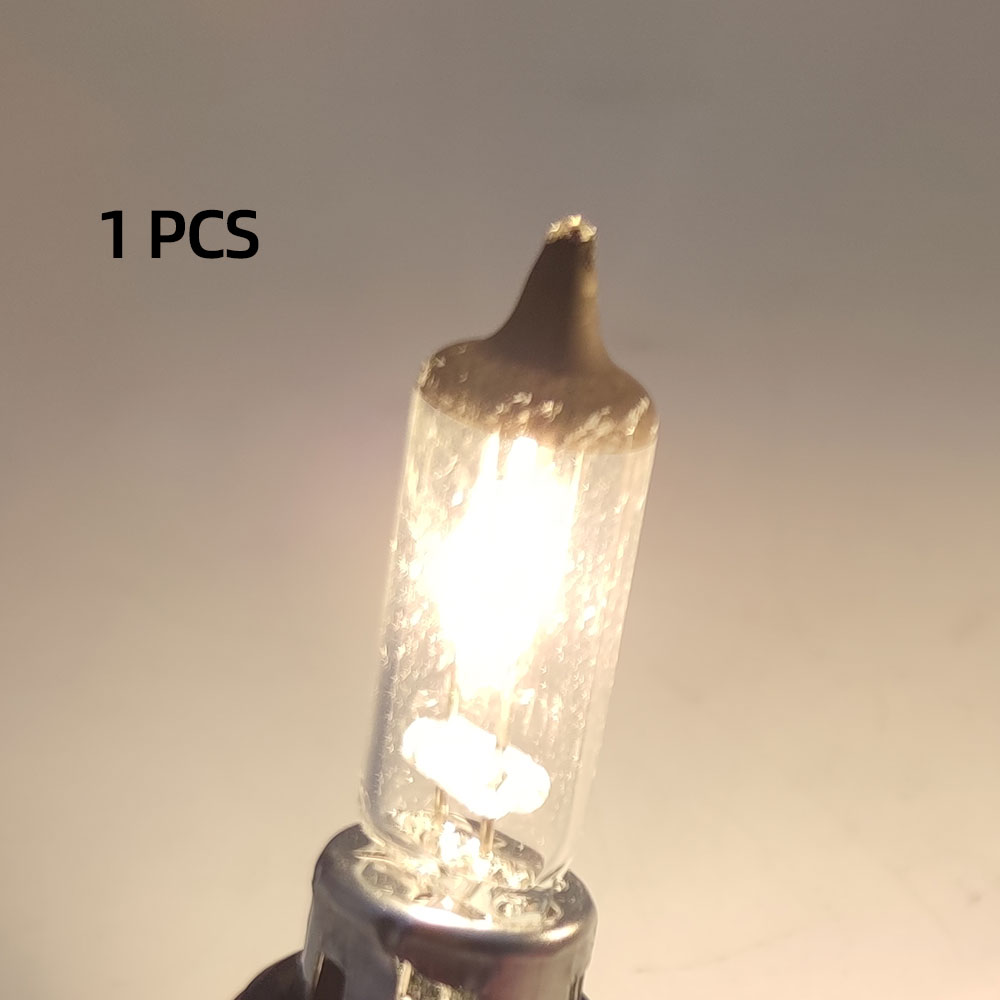 Bombilla halógena de 12v, 55w, H8, H11, 9006, 4300K, luz antiniebla de cristal de cuarzo para coche, bombillas halógenas para faros delanteros, luces antiniebla blancas: Azul / 6.500 K