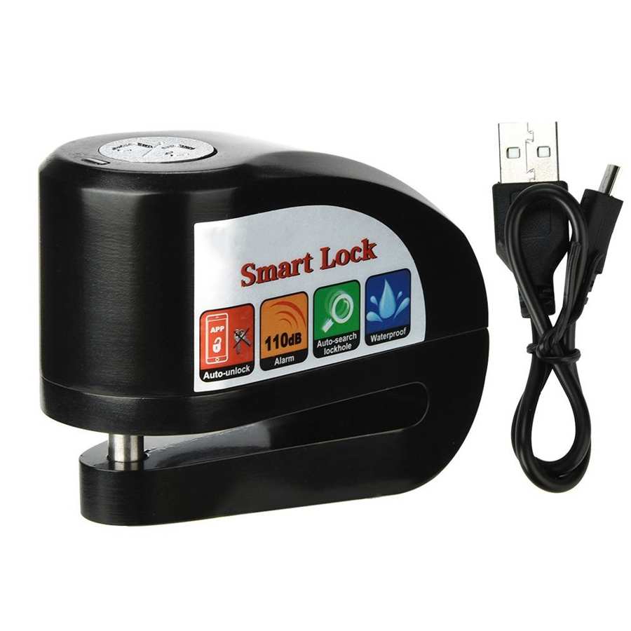 Y801 smart bluetooth motorcycle bike lock APP keyless automatic anti-theft lock lock frame lock rope