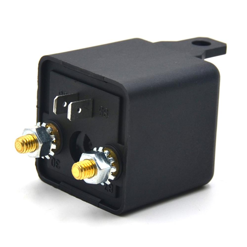 200A High Current 12v Relay Truck Engine Auto Switch Continuous High Power Black Auto Parts Automobile Relay