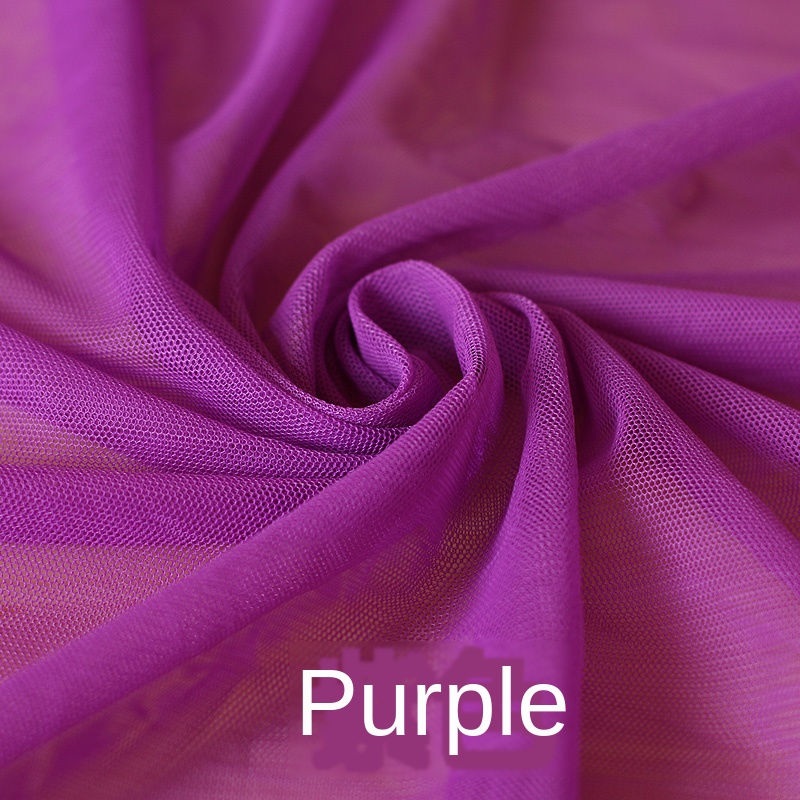 Verschlüsselung Weiche Blick Tuch Moskito Netze Kleid Material Sommer Kleidung Gittergewebe Spitze Stoff: Violett