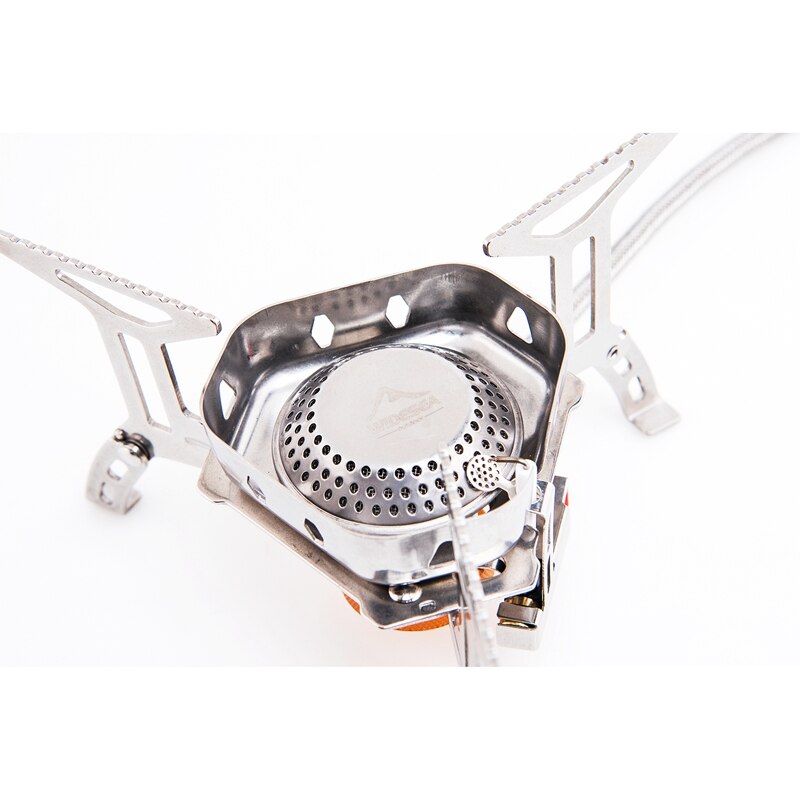 Widesea camping-windkocher, tragbar, mit piezozündung, leichter gasbrenner für outdoor-aktivitäten