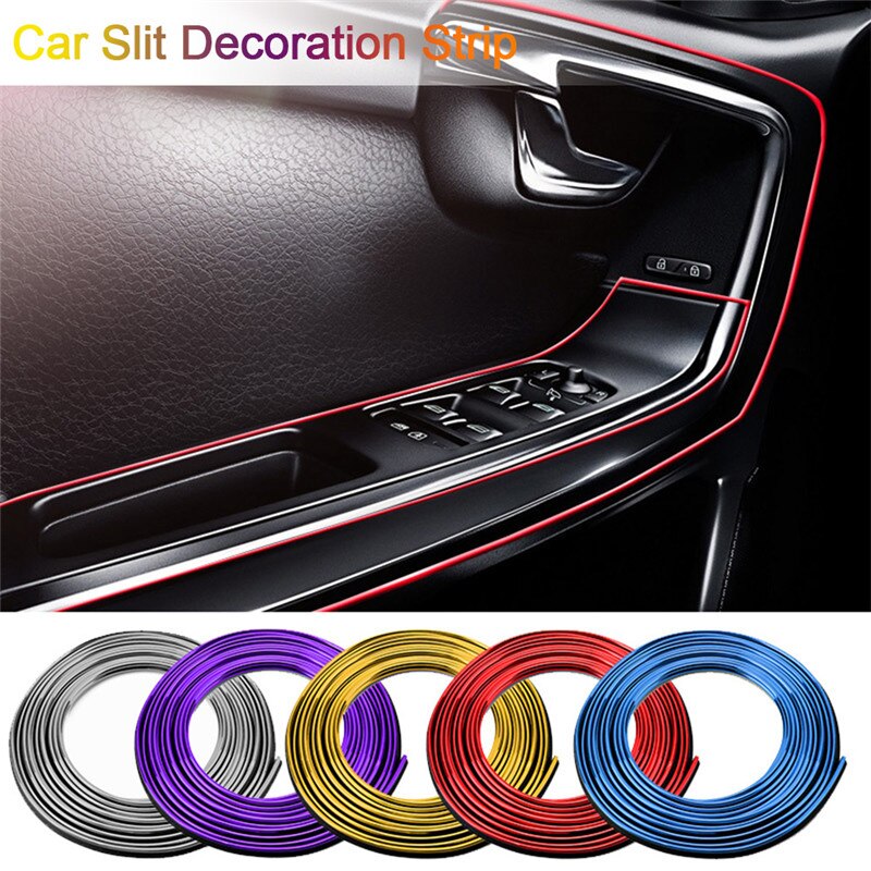 Persoonlijkheid Interieur Trim Met Decoratieve Molding Fascia Dashboard Deur Rand Universele Auto Accessoires Auto Interieur Accessoires
