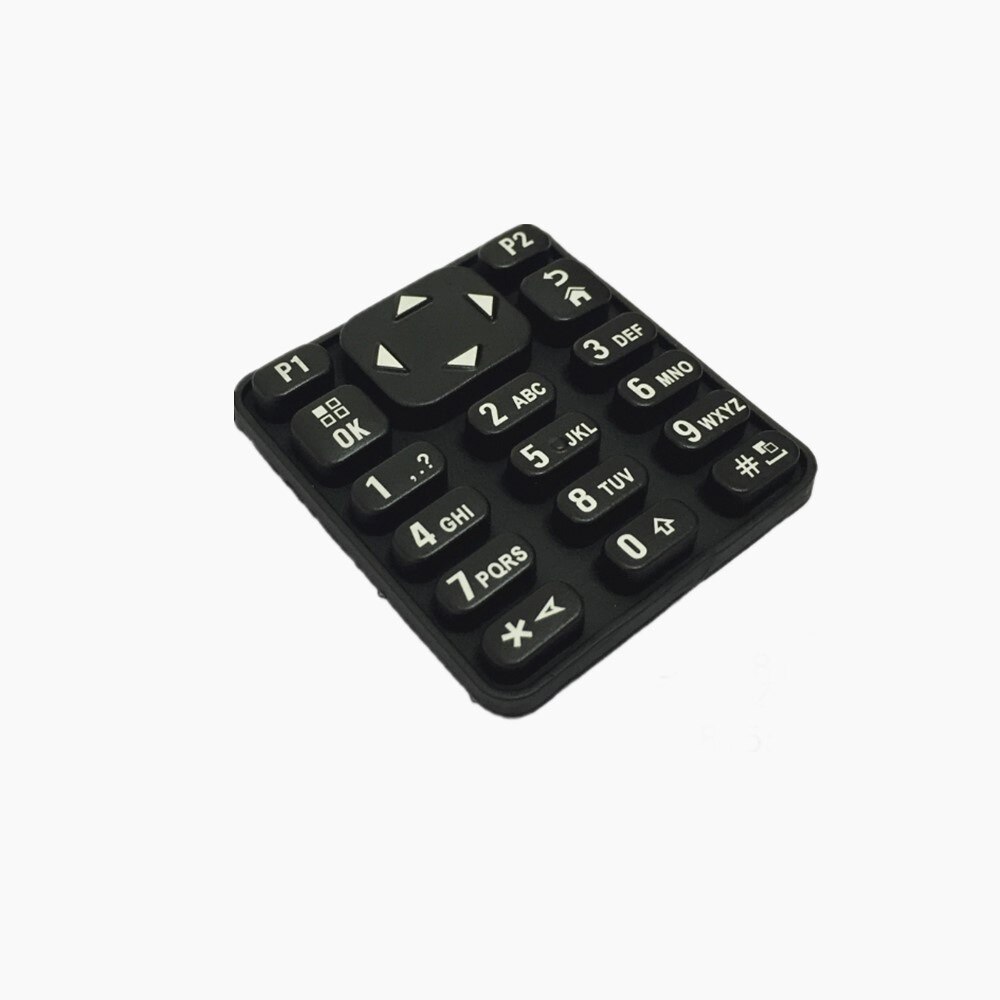 Teclado de borracha para motorola, acessório de rádio walkie talkie xir p8668 p8660 gp338d dgp8550 dp4801